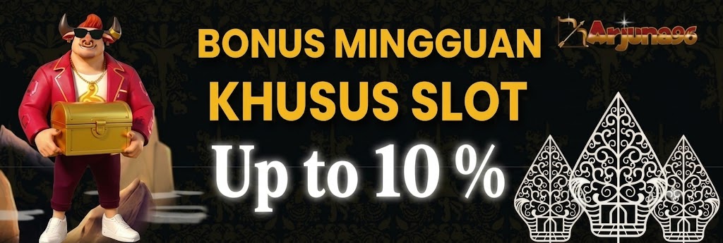 CASHBACK BONUS KHUSUS SLOT 5% - 10%