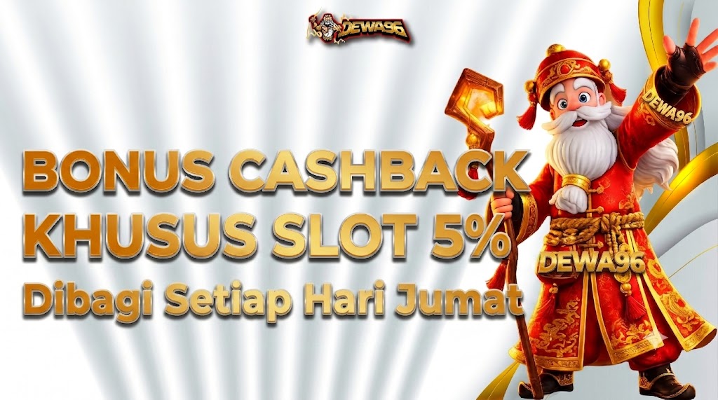 CASHBACK SLOT 5% TIAP JUMAT